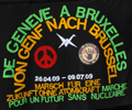 The start of the Geneva-Brussels march
