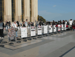 Die Gesundheitskatastrophe von Tschernobyl geht ins 25. Jahr. Aktion in Paris vom 24. � 26. April 2010