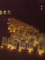 Exhibition of portraits of the Liquidators of Chernobyl in Geneva in 2008.