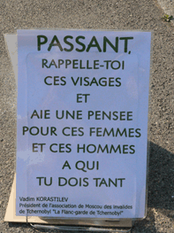 25ième anniversaire de la catastrophe de Tchernobyl à Genève, 2011