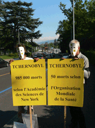 25ième anniversaire de la catastrophe de Tchernobyl à Genève, 2011