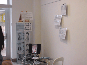 Lexposition des protraits des liquidateurs à Carcassonne (Aude-France) en mars 2009