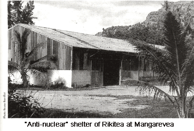Anti-nuclear shelter of Rikitea at Mangarevea