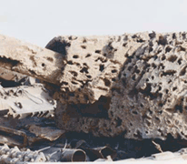 Tourelle de char irakien touch� par des muntions à luranium appauvri