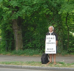 André Larivière delante de la OMS del 30 mayo al 1 junio de 2007