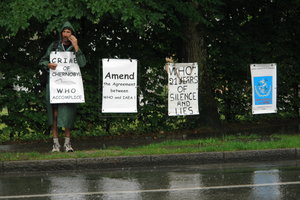 Olivier Désire delante de la OMS del 11 al 15 junio de 2007