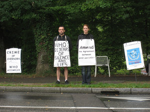 Christophe Rialland und Émilie Leroy vor der WHO vom 6. - 9. August 2007