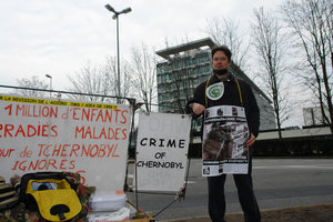 Andrey Ozharovskiy delante de la OMS el 31 enero de 2008