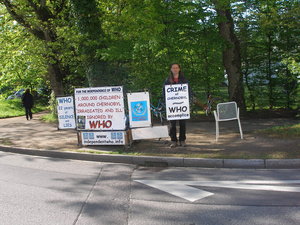 Christophe Elain devant lOMS du 28 avril au 2 mai 2008