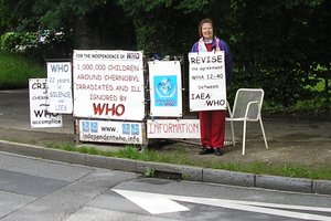 Christine Kjelberg delante de la OMS del 3 al 6 junio de 2008