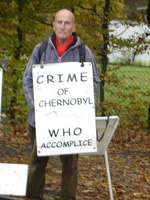 Philippe Reculard delante de la OMS del 27 al 31 octubre de 2008