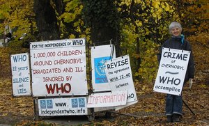 Claudine Le Tallec vor der WHO vom 10. - 12. November 2008