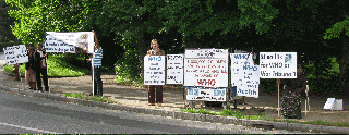 Vigie in front of WHO from 18th to 22nd May 2009