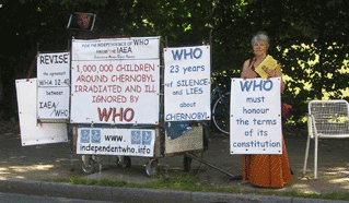 Lamamo delante de la OMS del 15 al 17 julio 2009