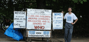 Yann Forget delante de la OMS del 10 al 12 agosto 2009