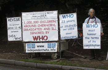 Liliane Deroche devant lOMS du 1 au 2 septembre 2009