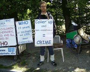 Marc Pleysier devant lOMS du 14 au 16 septembre 2009