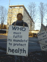 Liliane Deroche devant lOMS du 9 au 13 novembre 2009