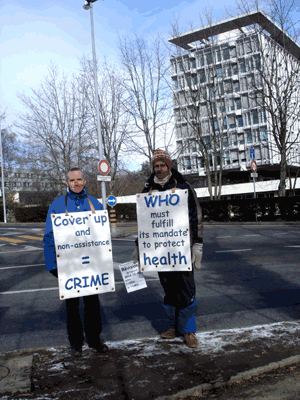 Laurent Vignaud et Philippe Morier Genoud le 1 février 2010