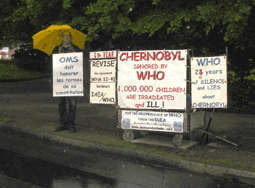 Bruno Boussagol devant lOMS le 11 mai 2010