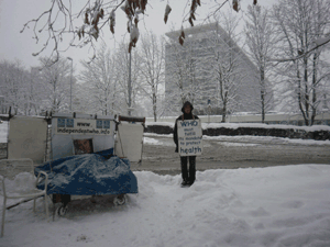 Jocelyn Peyret delante de la OMS del 1 al 3 diciembre 2010