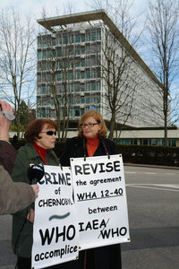 Mme Danielle Mitterrand, fondation France Liberté, le 28 Mars 2008