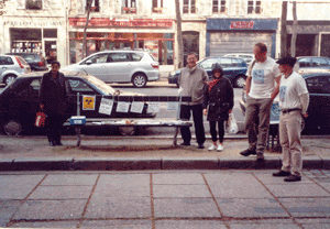 Vigie devant le mnistère de la santé à Paris du 14 au 22 avril 2009